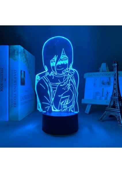 Testere Adam Anime 3D Gece Lambası Boy Için 16 Renkler Kız Odası Dekor Illusion LED Lamba USB Manga Pochita Şekil Uygun Çocuklar Fanlar Noel Hediyeleri (Yurt Dışından) fırsatları