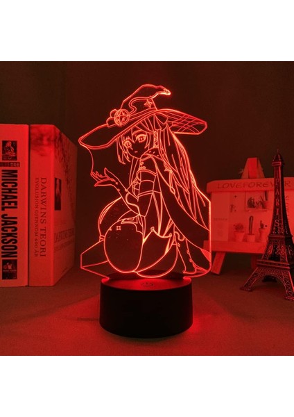 3D Gece Lambası Renk Değişimi Çocuklar LED Gece Lambası 3D LED Gece Lambası Mutlu Balıkçılık 7 Renkli Işık ile Büyük Balık Ev Dekoru Işığı Inanılmaz Görsel Optik Illüzyon (Yurt Dışından)