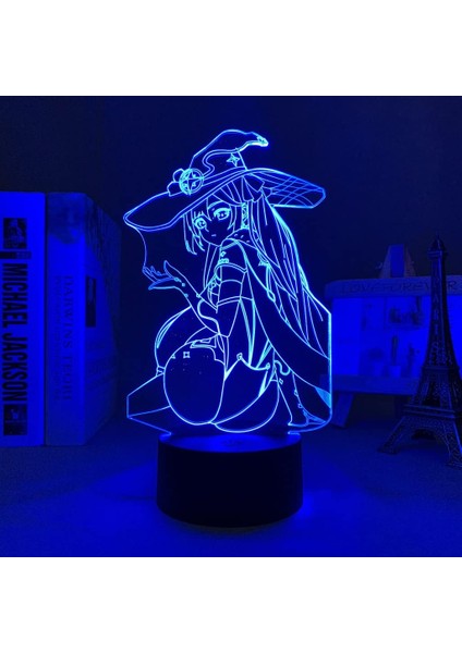 3D Gece Lambası Renk Değişimi Çocuklar LED Gece Lambası 3D LED Gece Lambası Mutlu Balıkçılık 7 Renkli Işık ile Büyük Balık Ev Dekoru Işığı Inanılmaz Görsel Optik Illüzyon (Yurt Dışından)