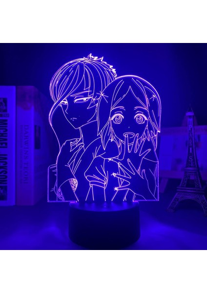 Anime Land Of The Lustrous Figure 3D Gece Lambası Çocuklar Hayranları Için, Uzaktan Kumanda ile Değişen 16 Renk, Çocuk Odası Dekoru, Şekil Manga Illusion LED Oyuncak Lamba Kız Erke (Yurt Dışından) fırsatları