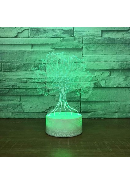 3D Illüzyon Masa Lambası Gece Lambası Soyut Ağaçlar LED Gece Lambası Başucu Lambası 16 Renk Değişimi, Akıllı Dokunmatik Düğme ve Uzaktan Kumanda, Kızlar Çocuklar Çocuklar Erkekler (Yurt Dışından) fırsatları