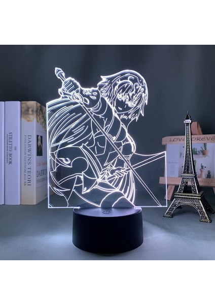 Anime 3D Işık Kader Büyük Sipariş Jeanne Alter Yatak Odası Dekor Için Doğum Günü Hediyesi Manga Kader Büyük Sipariş Jeanne Alter LED Gece Lambası (Yurt Dışından)