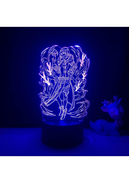 Anime Yedi Ölümcül Günah LED Gece Lambası Için Yatak Odası Dekoru Işık Doğum Günü Hediyesi Yedi Ölümcül Günah 3D Masa Lambası (Yurt Dışından) indirimleri