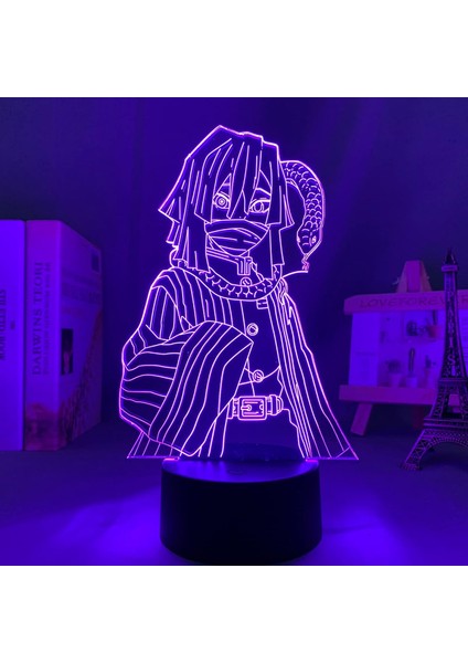 LED Işık Anime Obanai Iguro Çocuk Odası Dekor Için Aydınlatma Doğum Günü Hediyesi Manga 3D Gece Lambası Erkek Kız Çocuklar Için Çocuk 7 Renkler Pxjd (Yurt Dışından) indirimleri
