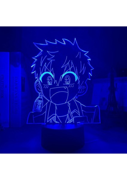 Manga Tuvalet Bağlı Hanako Kun Minamoto LED Gece Lambası Yatak Odası Dekoru Için Renkli Gece Lambası Anime 3D Lamba Minamoto (Yurt Dışından)