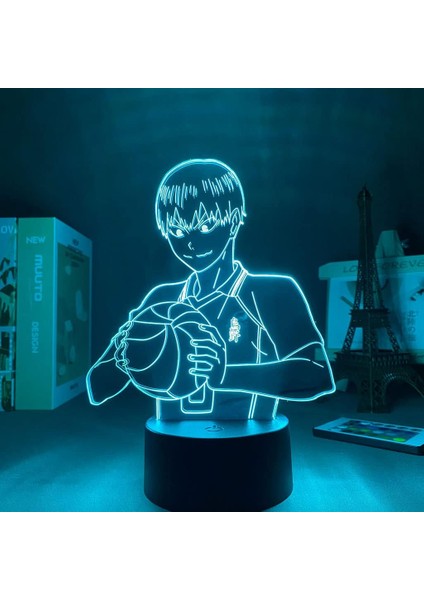 Çocuk Sabit Gece Lambası, 3D Slayt Işık 7 Renk Değişimi Gece Lambası LED Gece Lambası Yatak Odası Dekorasyon Gece Lambası Çocuklar Için Doğum Günü Hediyesi (Yurt Dışından)