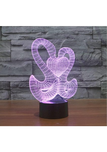 Çocuklar Için Gece Lambası 3D Kuğu Kalpten Kalbe LED Lamba Uzaktan Kumanda ile 16 Renk Değiştirme Noel Doğum Günü Hediyesi Çocuk Için (Yurt Dışından) fırsatları