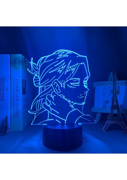Anime LED Işık Shota Aizawa Yatak Odası Için Dekoratif Gece Lambası Doğum Günü Hediyesi Manga 3D Gece Lambası Başucu 3D Optik Illusion Gece Işıkları Pxjd (Yurt Dışından)