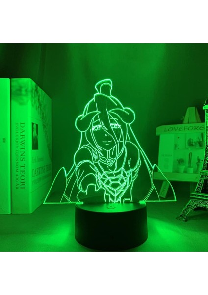 Derebeyi Anime 3D Gece Lambası Boy Için 16 Renkler Kız Odası Dekor Illusion LED Lamba USB Manga Ainz Ooal Şekil Uygun Çocuklar Fanlar Noel Hediyeleri (Yurt Dışından) modelleri