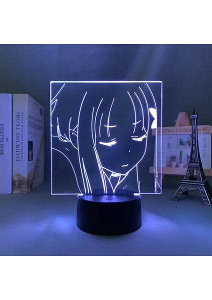 LED Lamba Anime Re Zero Başlangıç Hayat Başka Bir Dünyada Gece Lambası Çocuklar Için Yatak Odası Dekor Doğum Günü Hediyesi Re Zero 3D Işık Manga (Yurt Dışından)