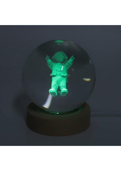 Gece Lambası, Ahşap Standlı 3D Ay Lambası ve USB Şarj Edilebilir, Çocuklar Için Arkadaşlar Sevgili Doğum Günü Hediyeleri, Genç Kızlar Için Oda Dekoru (Renkli Işık), Ay Lambası Işığ (Yurt Dışından)