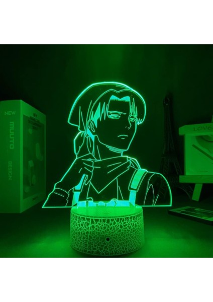 Çocuklar Sabit Gece Lambası, 3D Slayt Işık 7 Renk Değişimi Gece Lambası Saldırı Titan Anime Işık Işık Şeridi Spor Çocuk Odası Dekorasyonu Avatar (Yurt Dışından) fiyatları