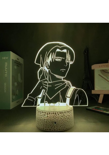 Çocuklar Sabit Gece Lambası, 3D Slayt Işık 7 Renk Değişimi Gece Lambası Saldırı Titan Anime Işık Işık Şeridi Spor Çocuk Odası Dekorasyonu Avatar (Yurt Dışından) modelleri