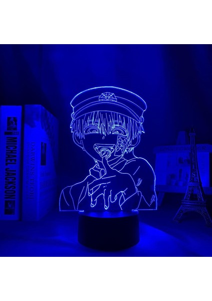 3D Lamba Anime Tuvalet Bağlı Hanako Kun LED Gece Lambası Odası Dekor Için Gece Lambası Doğum Günü Hediyesi Tuvalet Bağlı Hanako Kun Gece Lambası (Yurt Dışından)