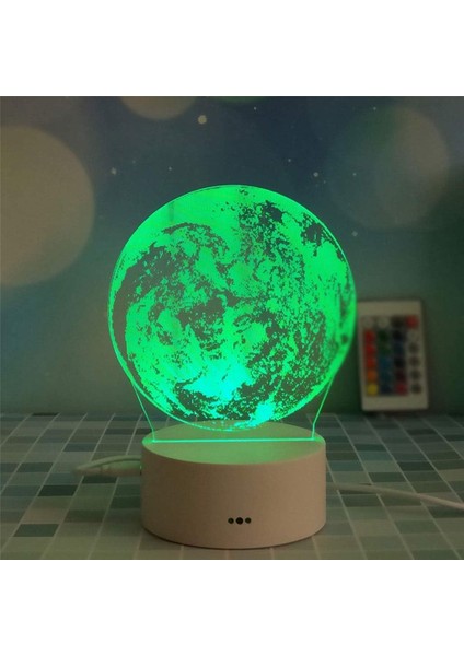 Bebek Gece Lambası Dokunmatik Gece Lambası 3D Yaratıcı Yenilik Doğum Günü Hediyesi Işık 3D Işık Gece Lambası LED Işık Yaratıcı Hediye Küçük Masa Lambası Bebek Odası Lambası (Yurt Dışından)
