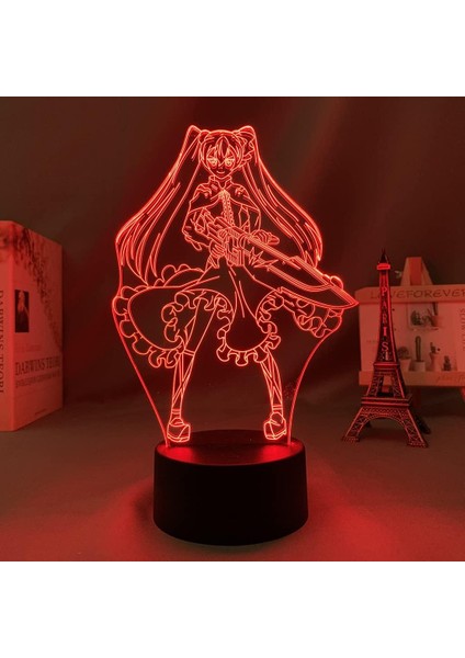 Çocuklar Için Sabit Gece Işığı, 3D Illüzyon Işığı 7 Renk Değişimi Tatil Doğum Günü Manga LED Benim Yatak Odası Dekorasyon Gece Lambası Hediye Akrilik Anime 3D Işık Odası Dekorasyon (Yurt Dışından) fiyatları