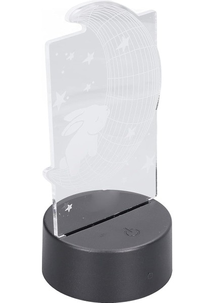 Gece Işığı, USB ile Çalışan 3D Işık Ay Canlı Dokunmatik Anahtar Çocuklar Için Oturma Odası Ofis Için (Yurt Dışından)