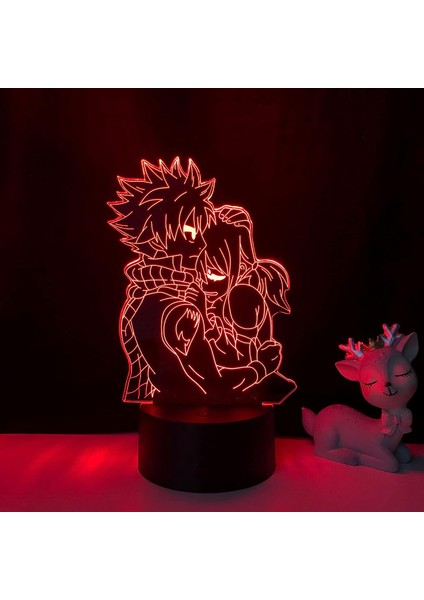 Anime Fairy Tail Gece Lambası LED Dokunmatik Sensör Gece Lambası Çocuk Odası Dekor Için Masa 3D Lamba (Yurt Dışından) indirimleri