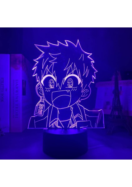 Manga Tuvalet Bağlı Hanako Kun Minamoto Kou LED Gece Lambası Yatak Odası Dekoru Için Renkli Gece Lambası Anime 3D Lamba Minamoto Kou (Yurt Dışından) fırsatları