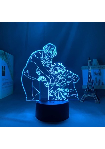 3D LED Işık Anime Sk8 Infinity Yatak Odası Dekor Için Gece Lambası Çocuklar Doğum Günü Hediyesi Manga Odası Masası 3D Lamba Sk8 The Infinity (Yurt Dışından)