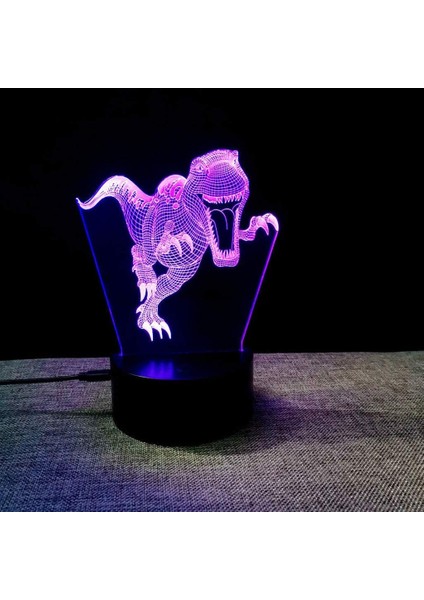 Bebek Gece Lambası Yatak Odası Başucu 3D Gece Lambası LED Masaüstü 3D Gece Lambası Ev 3D Gece Lambası Noel Günü Işığı Bebek Odası Lambası (Yurt Dışından)