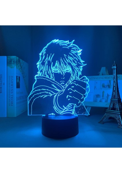 Anime LED Lamba Thorfinn Karlsefni Rakam Çocuk Odası Dekor Için Arkadaş Doğum Günü Hediyesi 3D Işık Manga Masa Lambası Süslemeleri Çocuklar Kızlar Için Hediye 7 Renkler Pxjd (Yurt Dışından) indirimleri