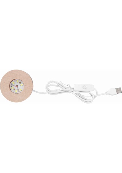 Kristal Top Gece Lambası, Kablolu Düğme Anahtarı Yuvarlak 3D Ev Hediyeleri Için Tabanlı Dekoratif Kristal Top (Beyaz) (Yurt Dışından) fiyatları