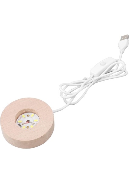 Kristal Top Gece Lambası, Kablolu Düğme Anahtarı Yuvarlak 3D Ev Hediyeleri Için Tabanlı Dekoratif Kristal Top (Beyaz) (Yurt Dışından) fırsatları