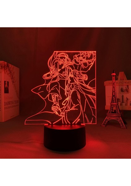 Anime LED Işık Tian Guan Ci Fu Yatak Odası Dekor Için Gece Lambası Doğum Günü Hediyesi Bl Manga Odası 3D Lamba Cennet Resmi Blessin (Yurt Dışından) fırsatları