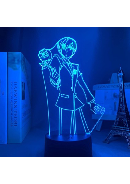 Lise Ev Sahibi Kulüp Anime 3D Erkek Için Gece Lambası 16 Renk Kız Odası Dekoru Illusion LED Lamba USB Manga Tamaki Suoh Şekil Uygun Çocuklar Hayranlar Yılbaşı Hediyeleri (Yurt Dışından) fırsatları