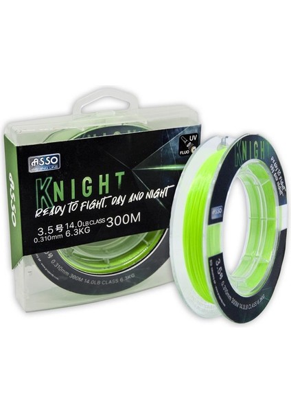 Knight Surf Fc Coated Line 300MT Uv Fluo Misina