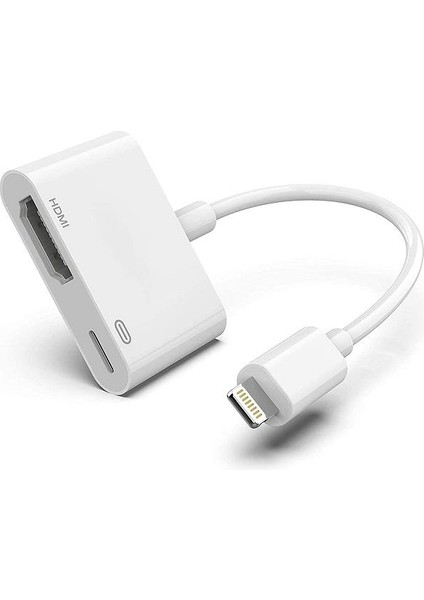 HDMI Lightning To Çevirici Dönüştürücü Kablo Adaptör