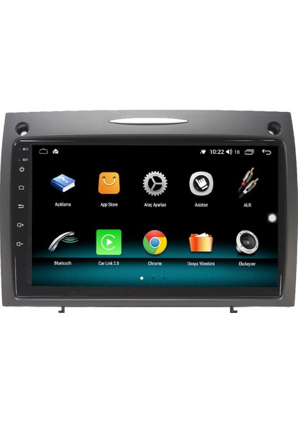 Mercedes Slk Android 12 Multimedya Carplay 8gb Ram + 128GB HDD Navigasyon Ekran
