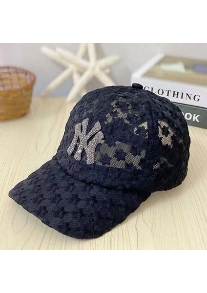 Eva Rhinestone Hollow Out Nefes Alabilen Dantel Beyzbol Paketli Şapka - Siyah (Yurt Dışından) fiyatları