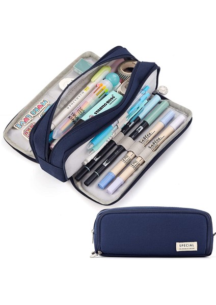 Büyük Kapasiteli Yeşil Kalem Kutusu Yurt Dışından)