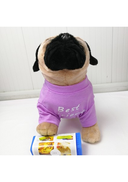 Bulldog Evcil Hayvan Giyim Bisiklet Yaka T-Shirt Köpek Elbisesi (Yurt Dışından)