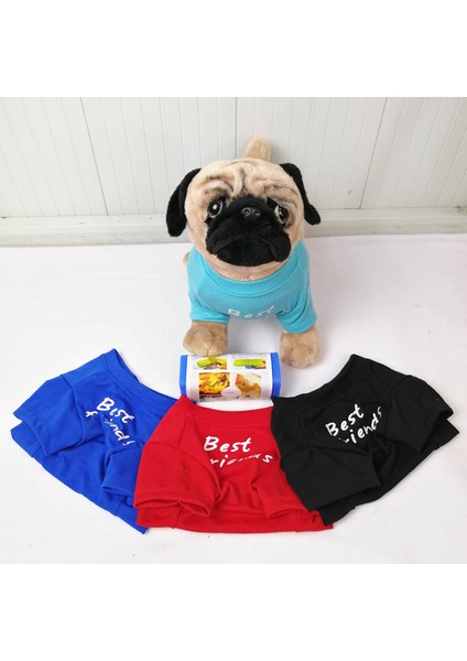 Bulldog Evcil Hayvan Giyim Bisiklet Yaka T-Shirt Köpek Elbisesi (Yurt Dışından) fırsatları