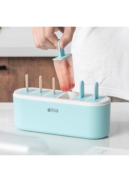 6 Izgara Silikon Dondurulmuş Dondurma Kalıpları Dıy Popsicle Lolipoplar (Yurt Dışından) fiyatları