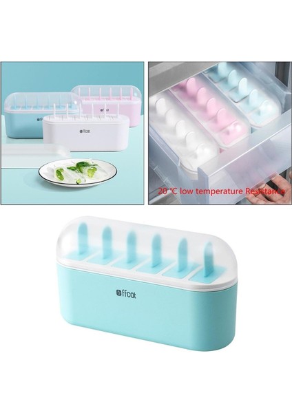 6 Izgara Silikon Dondurulmuş Dondurma Kalıpları Dıy Popsicle Lolipoplar (Yurt Dışından) modelleri