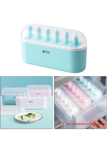 6 Izgara Silikon Dondurulmuş Dondurma Kalıpları Dıy Popsicle Lolipoplar (Yurt Dışından) fırsatları