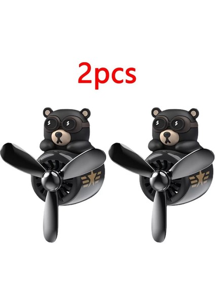 2 Araba Kokusu Pilot Bear Döndürme Pervanesi Ve Aroması (Yurt Dışından)