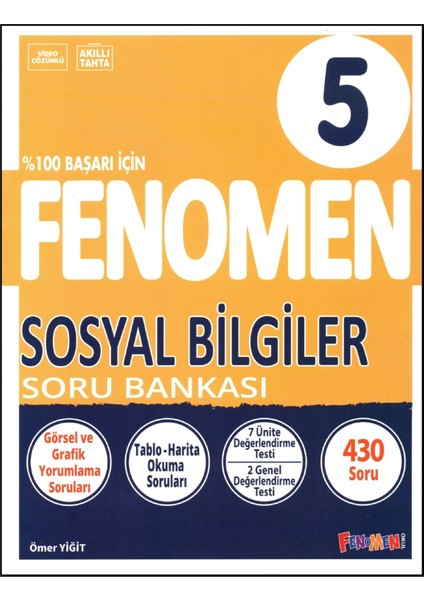 Fenomen 5. Sınıf Sosyal Bilgiler Soru Bankası