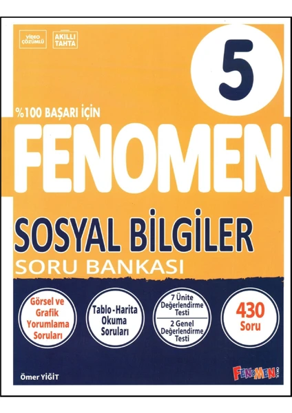 Fenomen Yayıncılık Fenomen 5. Sınıf Sosyal Bilgiler Soru Bankası