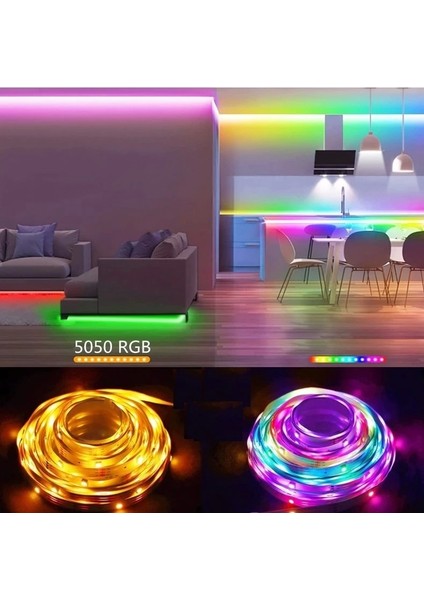 İç Mekan Rgb Şerit LED 5 Metre