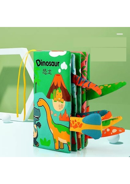 Bez Kitap Erken Eğitim Bebek 3D Üç Boyutlu Hayvan Eğitici Oyuncak (Yurt Dışından)