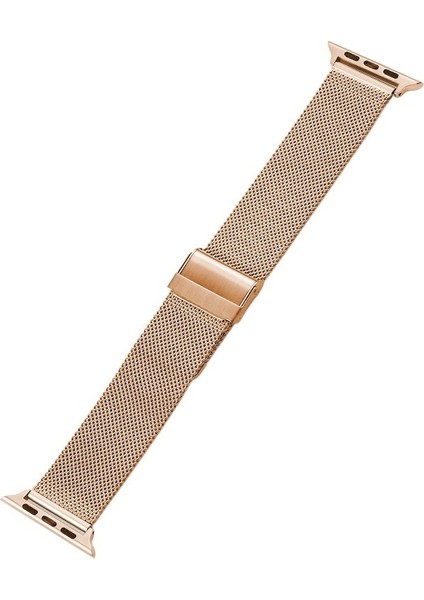 Apple Saat Kayışı Apple Iwatch8/se/7/6/5 Paslanmaz Çelik Metal Bileklik 38-40-41MM (Yurt Dışından)