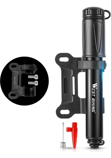 Şişirme Hortumu ile Yüksek Basınç Pompası Bisiklet Basketbol Mini Taşınabilir Kompakt Pompa (Yurt Dışından) fiyatları