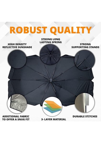 Araba Güneşliği Yaz Malzemeleri Araba Güneşliği Ön Cam Güneş Kremi Isı Yalıtımı Teleskopik Katlanır Güneş Kalkanı (Yurt Dışından) fiyatları