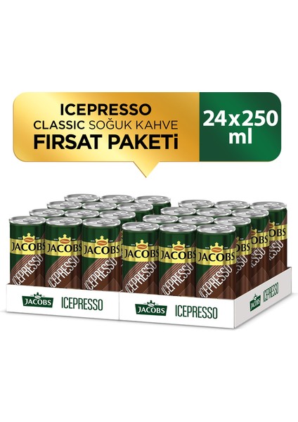 Icepresso Classıc Soğuk Kahve 250 ml x 24