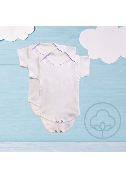 2li Çıtçıtlı Organik Pamuk Zıbın